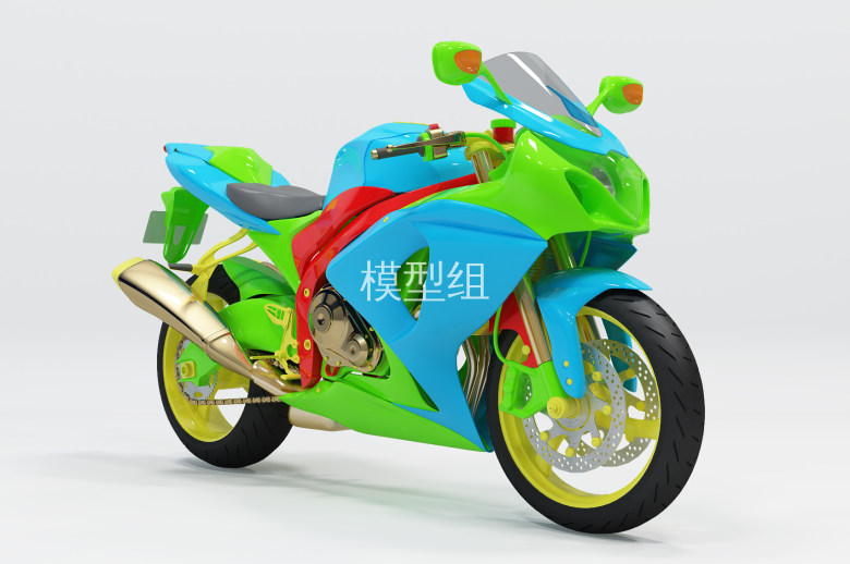 H71-0720现代摩托车<a href=http://www.moxingzu.com/tag/5283/ target=_blank class=infotextkey>3D模型</a>下载