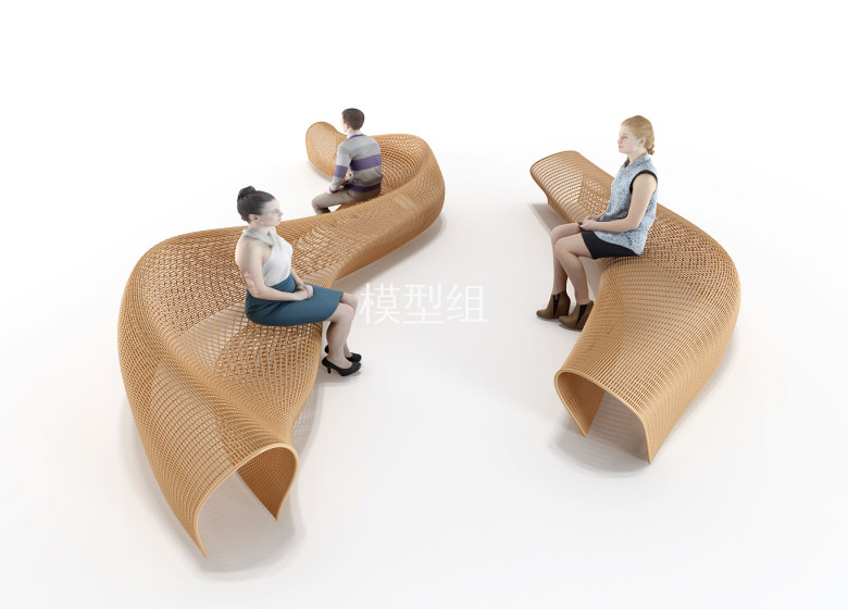公共座椅<a href=http://www.moxingzu.com/tag/5283/ target=_blank class=infotextkey>3D模型</a>下载