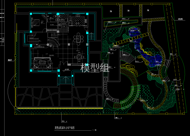 别墅庭院灌木分布平面图.png