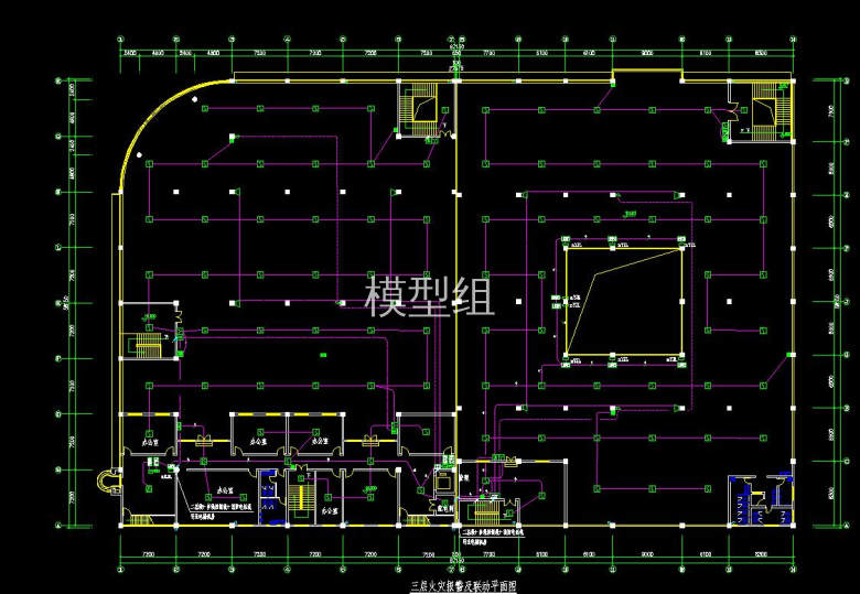 三层火灾报警及联动平面.jpg