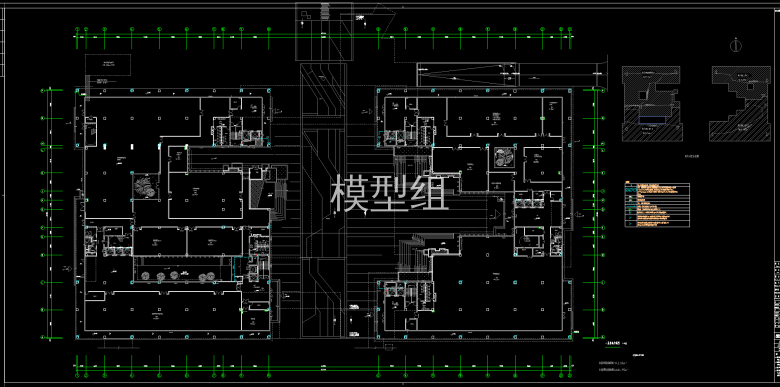 重庆大学虎溪校区信息技术科研楼-防雷接地平面_t81.png