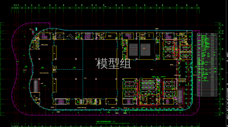 会展楼三层空调以及通风系统布置图.png