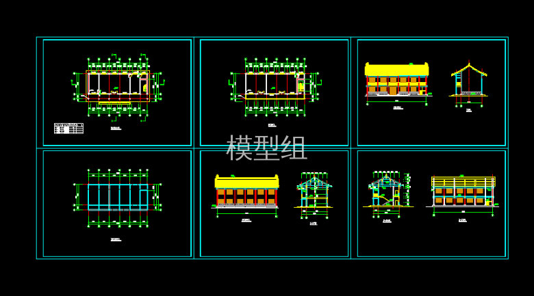 某古建群（方丈室）建筑图.gif