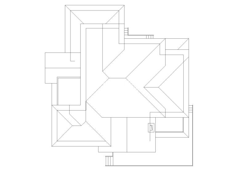 屋顶平面图