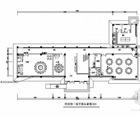 [安徽]现代消防办公楼室内装修施工图（含水电）