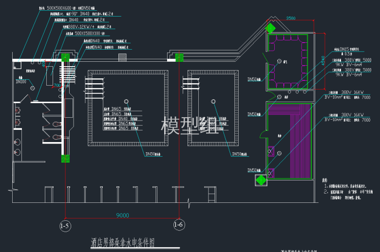 酒店男部桑拿水电条件图.png