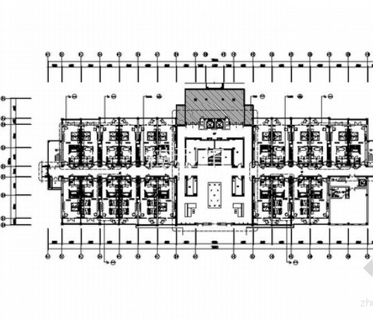 [海南]皇家园林五星级酒店公共空间装饰施工图