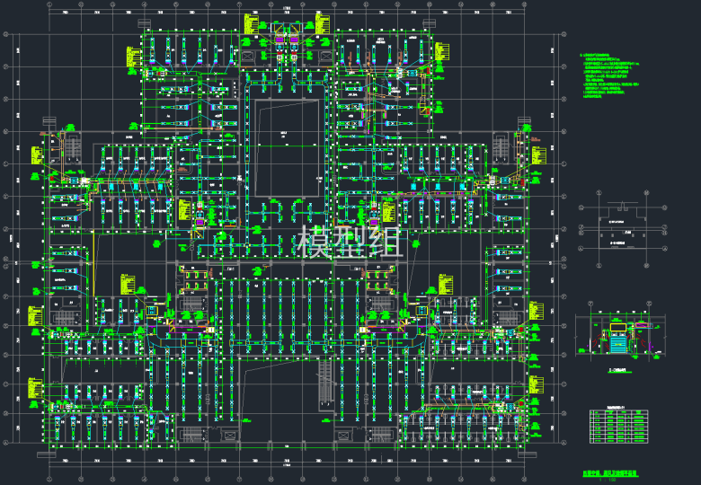 四层空调通风及排烟平面图.png