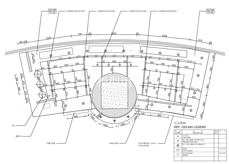 灯具布置图