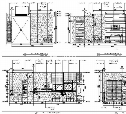 [苏州]行政商贸区一级甲等综合医院室内装修施工图VIP病房立面图