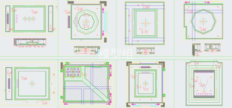 天花施工图库集4.png