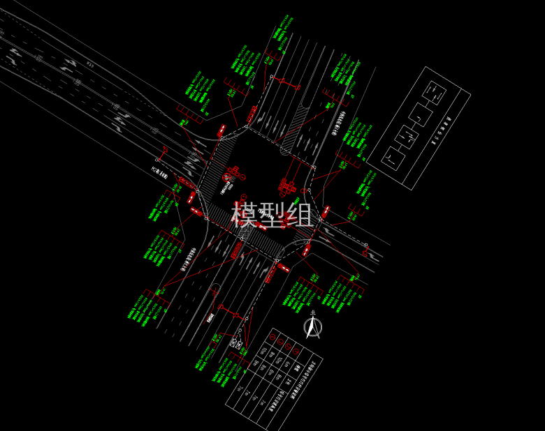 006 M2路与中纵线北段交叉口信号设施设计图.png