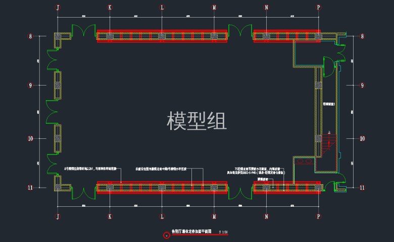 告别厅龙骨加固平面图.png