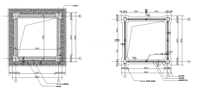采光井做法详图