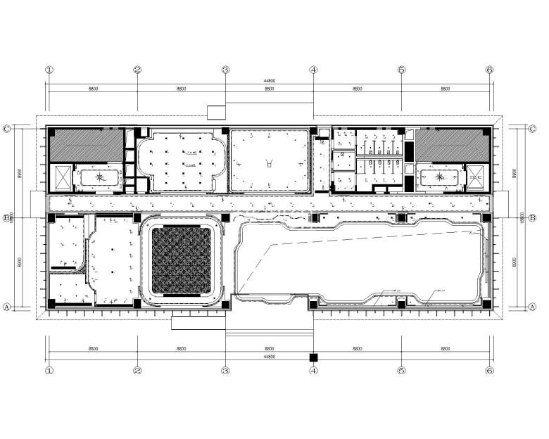 6一层灯具布置图