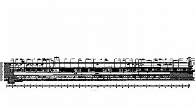 [北京]地铁四号线<a href=http://www.moxingzu.com/tag/5295/ target=_blank class=infotextkey>现代风格</a>公共区域装修施工图（含效果图）剖立面图 