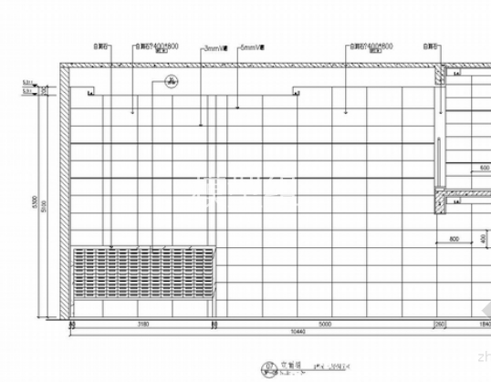 [成都]花园小区高层住宅楼室内施工图 立面图