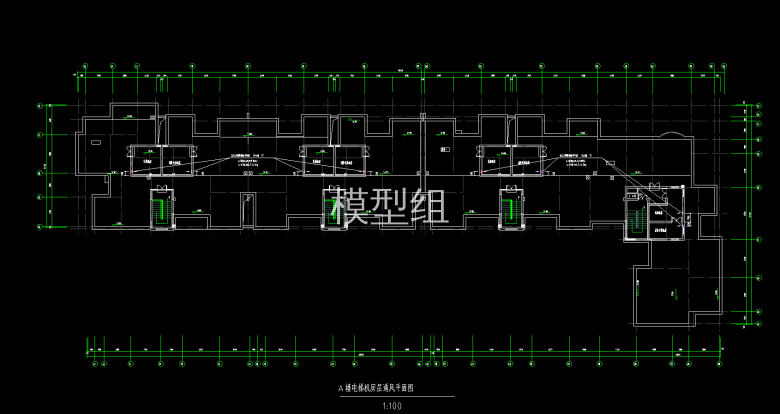 电梯机房层通风平面图.png