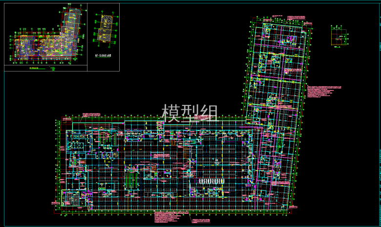 银川兴庆万达广场基础接地平面图_t3.png