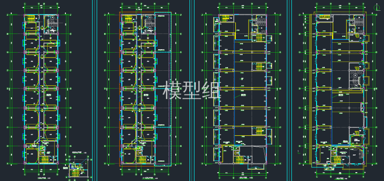 一层电力平面图，二层电力平面图，三至五层电力平面图，六层电力平面图.png