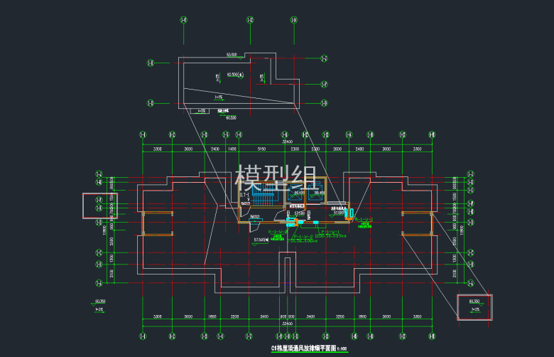 c1栋屋顶通风放排烟平面图.png