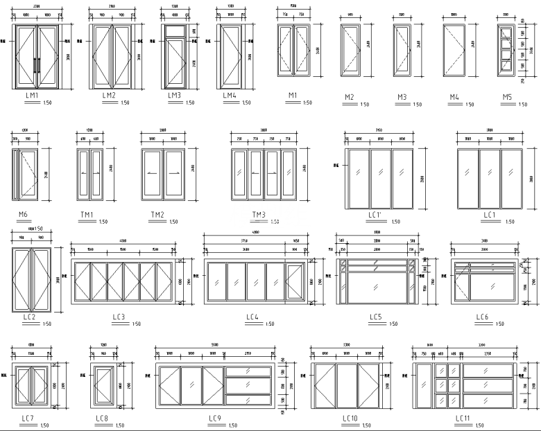 门窗详图