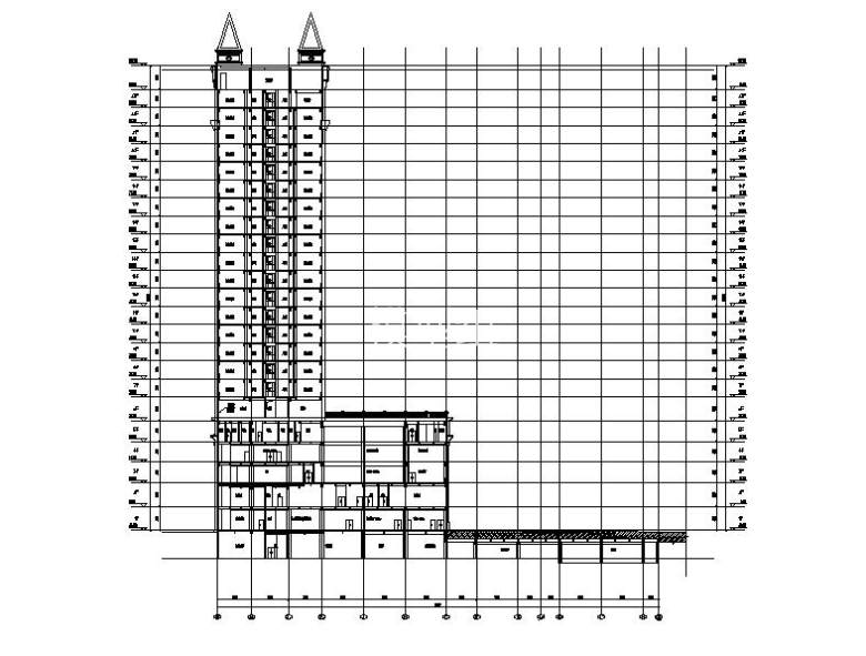 高层<a href=http://www.moxingzu.com/tag/5295/ target=_blank class=infotextkey>现代风格</a>五星级酒店建筑