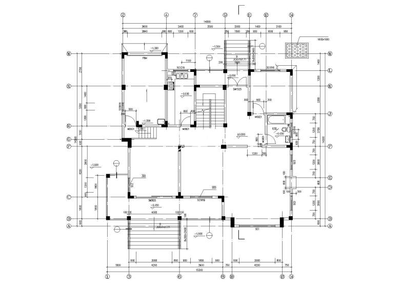 <a href=http://www.moxingzu.com/tag/5295/ target=_blank class=infotextkey>现代风格</a>坡屋顶二层独栋别墅建筑施工图_2