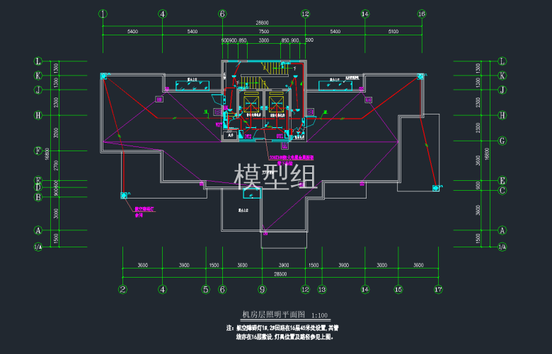 机房层照明平面图.png