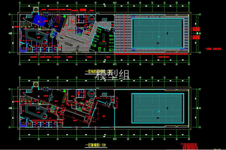 一层地面材料图，隔墙图.jpg