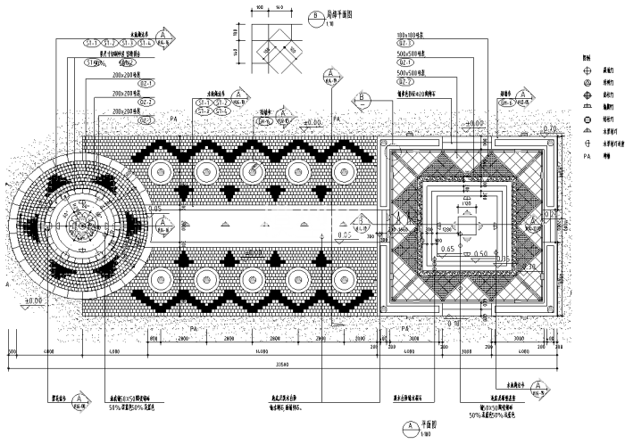 广场铺装设计平面图