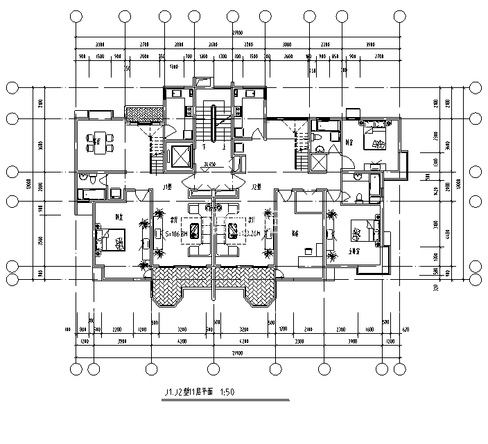 1000套高层及多层住宅建筑平立面图方案图