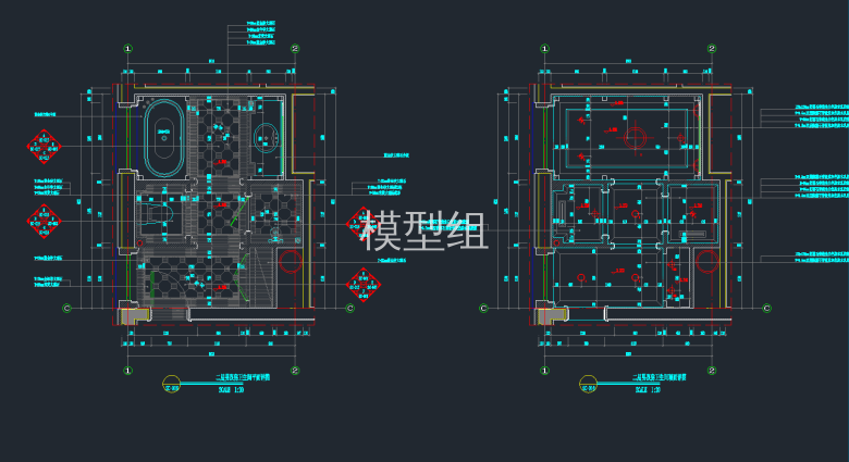 男孩房卫生间平面顶面详图.png