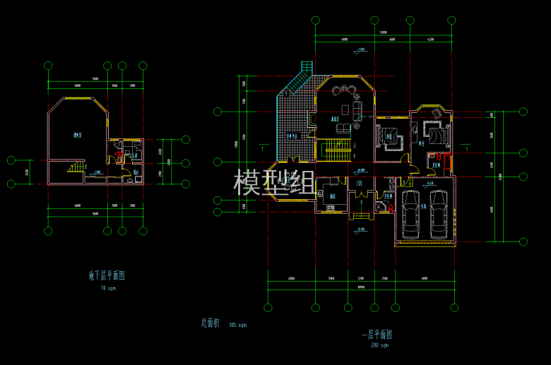 地下层平面图、一层平面图.png