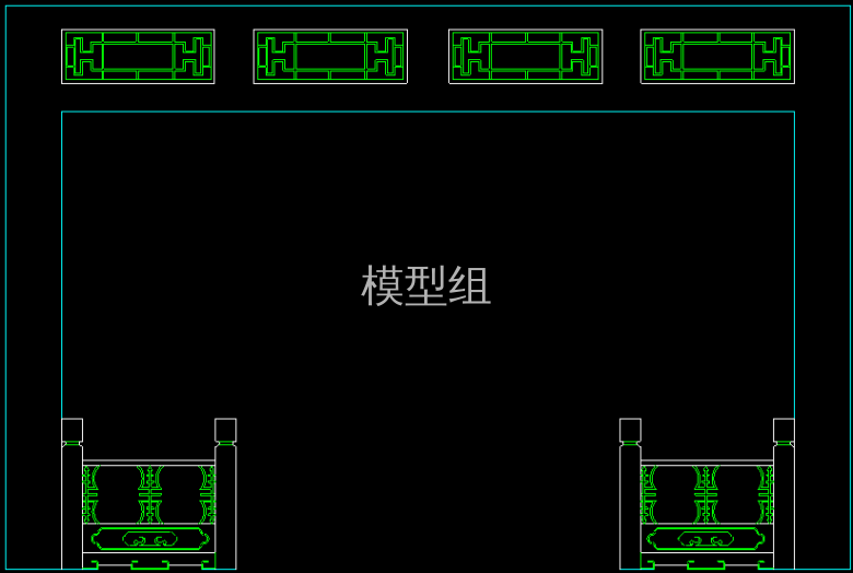 古建门洞CAD大样详图3