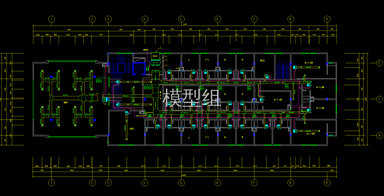 三层风管水管平面图.png