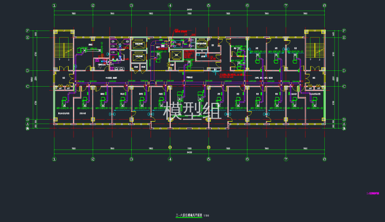 三至六层空调通风平面图.png