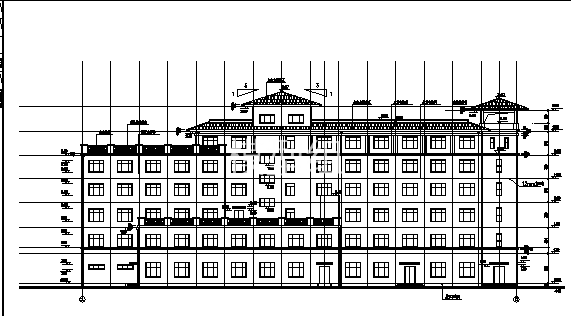 溧阳山水大酒店建筑全套图 (1)