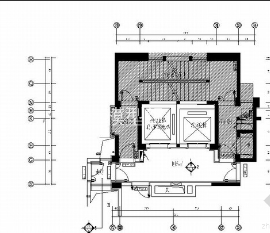 [福州]知名房地产开发商设计公共空间室内施工图