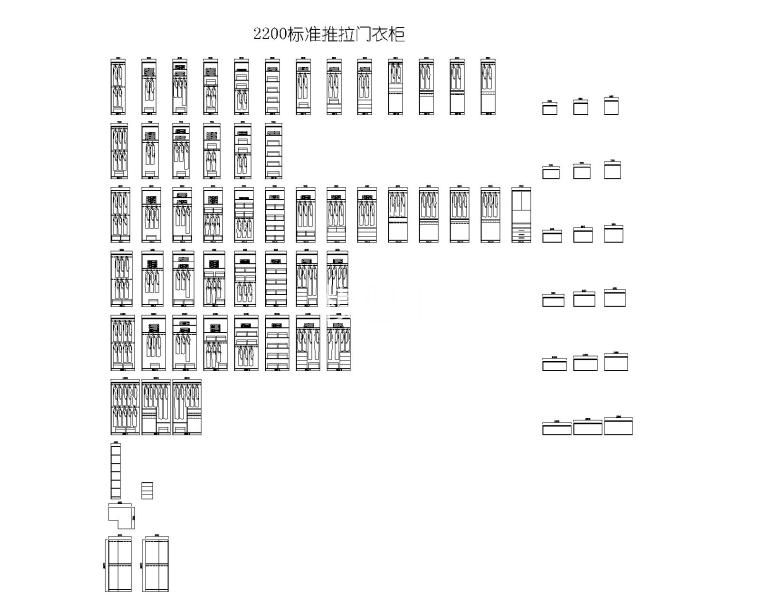 120款成品衣柜<a href=http://www.moxingzu.com/tag/5275/ target=_blank class=infotextkey>模块</a>及组合图集3