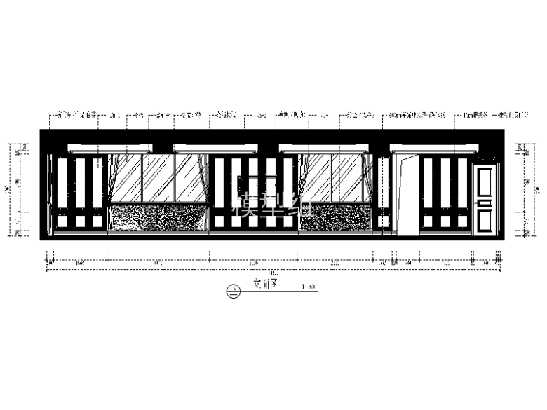 【福建】欧式风格大酒楼设计CAD施工图（含效果图）立面图