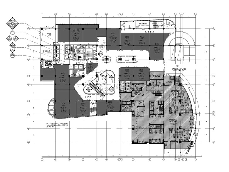 3三层商场平面索引图