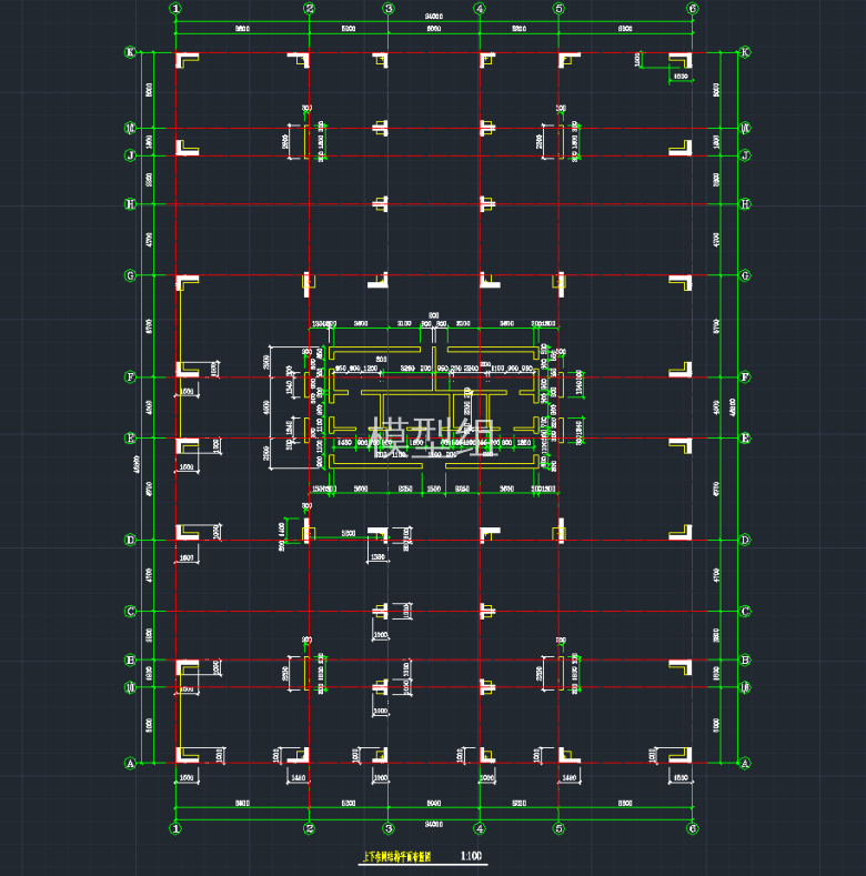上下柱网结构平面布置图.png