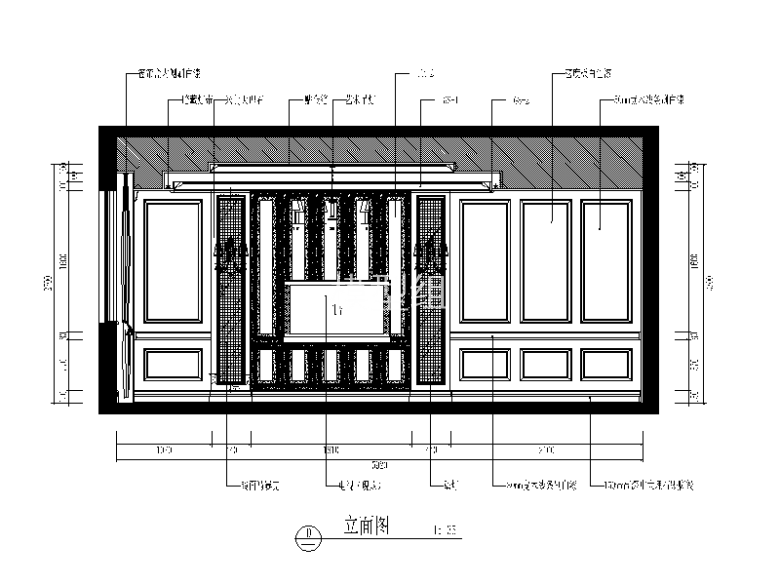 【福建】欧式风格大酒楼设计CAD施工图（含效果图）立面图