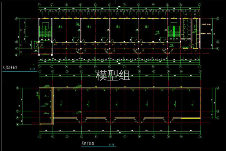 三、四层平面图、屋顶平面图.jpg