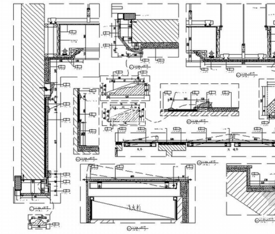 [浙江]高端住宅小区现代电梯厅室内装修施工图大样图