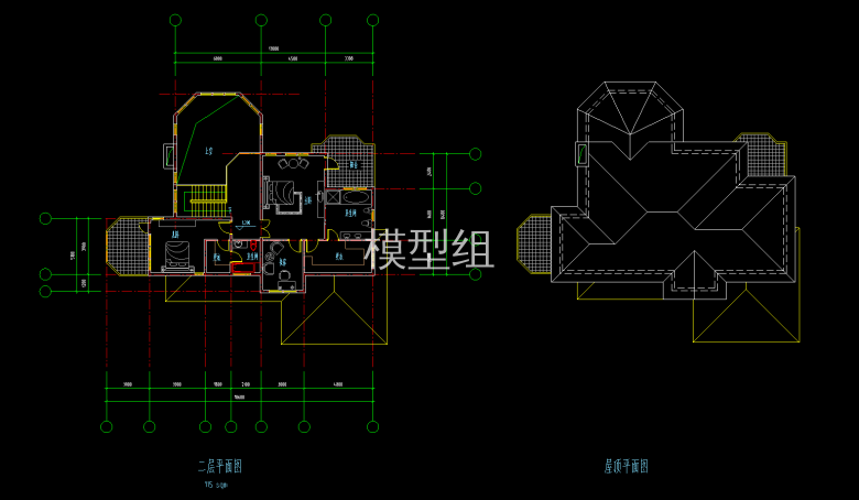二层平面图、屋顶平面图.png