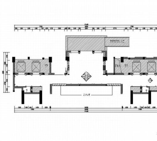 [晋江]某大型商场电梯间设计4套CAD施工图