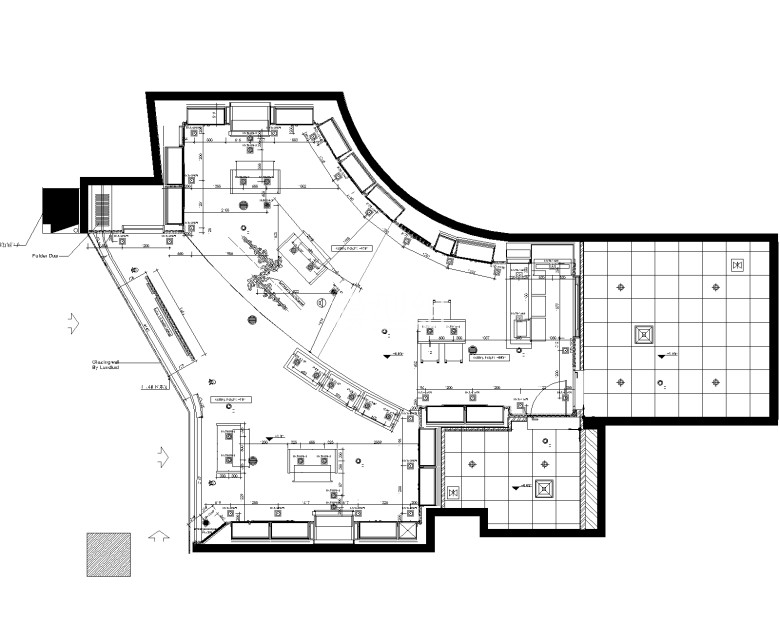 2天花灯具布置图_看图王