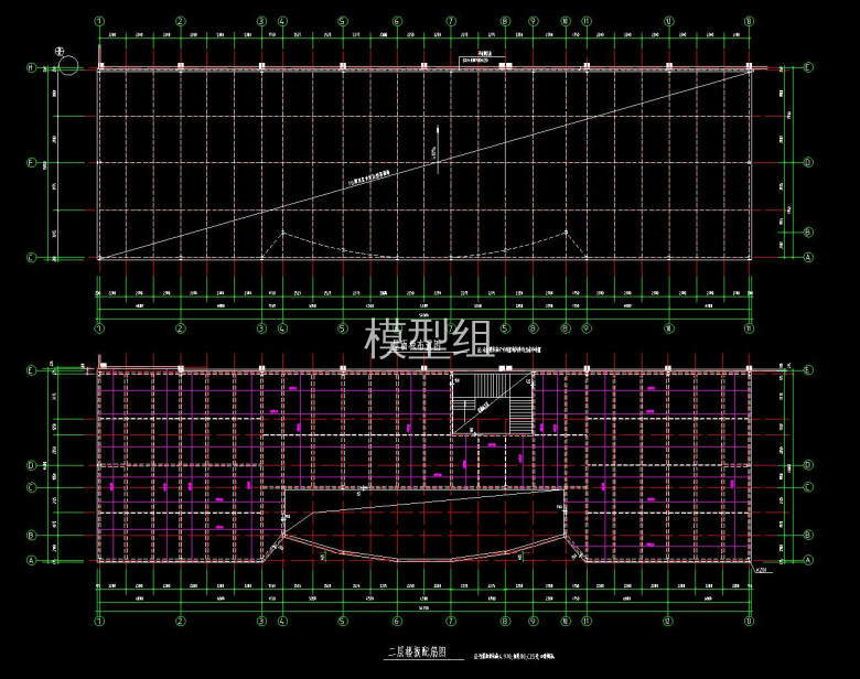 屋面板布置图、二层楼板配筋图.jpg